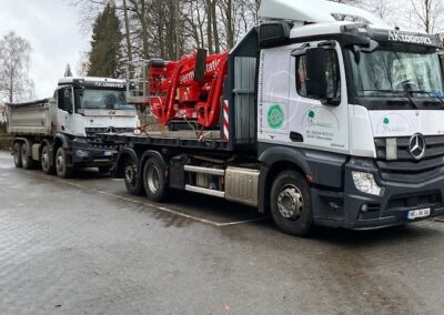 Abrollcontainerzug Actros